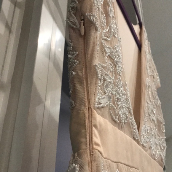 ASOS maxi dress with sequins. Blush color. Size S - Picture 6 of 7